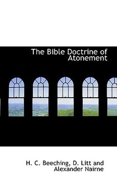 portada the bible doctrine of atonement