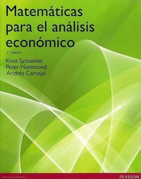 portada Matemáticas Para el Análisis Económico (in Spanish)