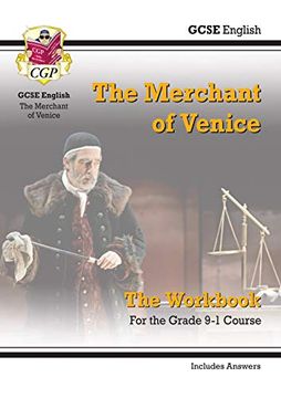 portada New Grade 9-1 Gcse English Shakespeare - the Merchant of Venice Workbook (Includes Answers) (en Inglés)