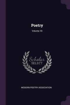 portada Poetry; Volume 19 (en Inglés)