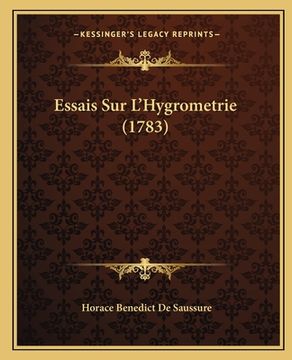 portada Essais Sur L'Hygrometrie (1783) (en Francés)