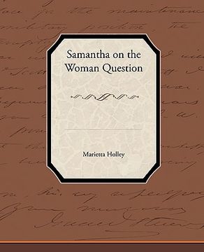 portada samantha on the woman question (en Inglés)