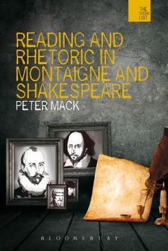 portada Reading and Rhetoric in Montaigne and Shakespeare (en Inglés)