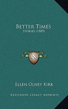 portada better times: stories (1889) (in English)