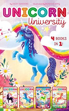 portada Unicorn University 4 Books in 1!: Twilight, Say Cheese!; Sapphire's Special Power; Shamrock's Seaside Sleepover; Comet's Big Win (en Inglés)