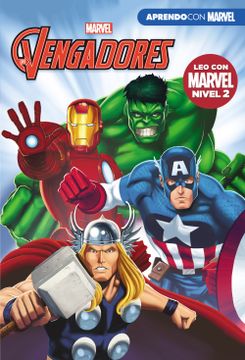 portada Los Vengadores (Leo con Marvel - Nivel 2): La Amenaza de Thanos (in Spanish)