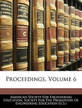 portada proceedings, volume 6 (in English)