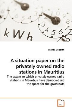 portada a situation paper on the privately owned radio stations in mauritius (in English)