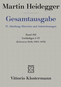 portada Vorlaufiges I-IV: Schwarze Hefte 1963 -1970 (en Alemán)