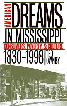 portada american dreams in mississippi: consumers, poverty, and culture, 1830-1998 (en Inglés)