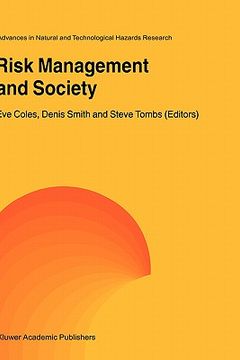 portada risk management and society (en Inglés)