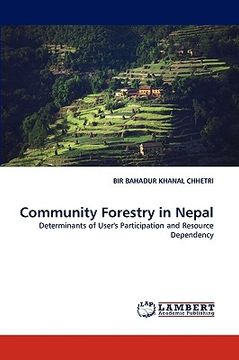 portada community forestry in nepal (en Inglés)