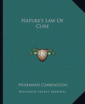 portada nature's law of cure (in English)