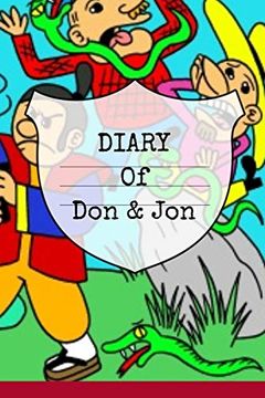 portada Diary of don & Jon: Ninja Book for Kids With Slimy Animal Jokes (Zombie & Ninja Dynasty Series) (en Inglés)