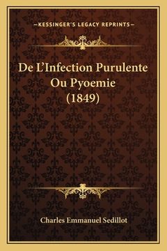 portada De L'Infection Purulente Ou Pyoemie (1849) (en Francés)