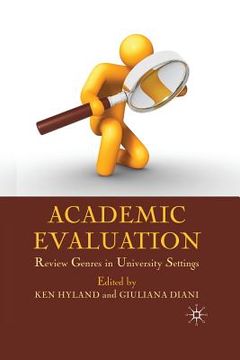 portada Academic Evaluation: Review Genres in University Settings (en Inglés)