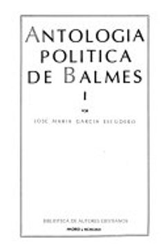 portada Antología política de Balmes