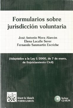 portada Formularios Sobre Jurisdiccion Voluntaria (Incluye cd) (in Spanish)
