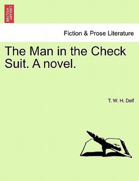 portada the man in the check suit. a novel. (en Inglés)