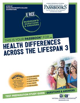 portada Health Differences Across the Life Span 3 (Rce-87): Passbooks Study Guide Volume 87