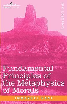 portada fundamental principles of the metaphysics of morals (in English)