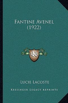 portada fantine avenel (1922) (en Inglés)