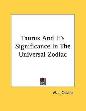 portada taurus and it's significance in the universal zodiac