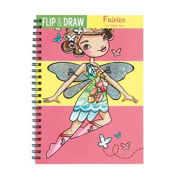 portada fairies flip & draw (en Inglés)