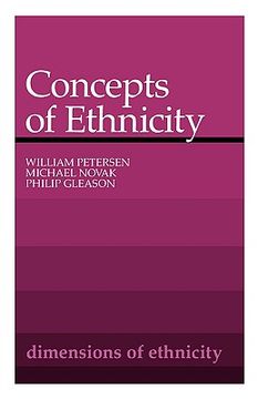 portada concepts of ethnicity (en Inglés)