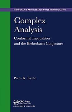 portada Complex Analysis: Conformal Inequalities and the Bieberbach Conjecture (Chapman & Hall (en Inglés)