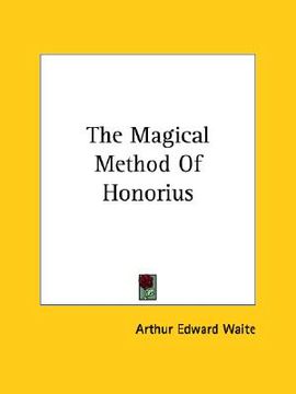 portada the magical method of honorius (in English)