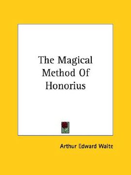 portada the magical method of honorius