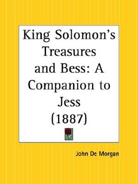 portada king solomon's treasures and bess: a companion to jess (in English)