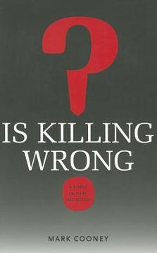 portada is killing wrong?: a study in pure sociology (en Inglés)