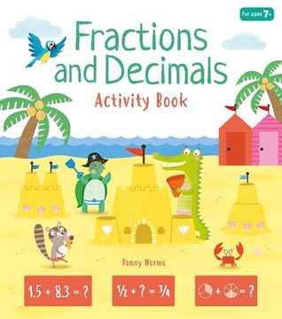 portada Fractions and Decimals Activity Book (Arcturus Maths Skills Workbooks, 4) (en Inglés)