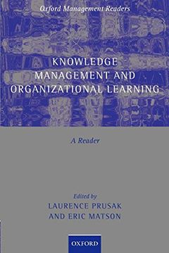 portada Knowledge Management and Organizational Learning: A Reader (Oxford Management Readers) (en Inglés)
