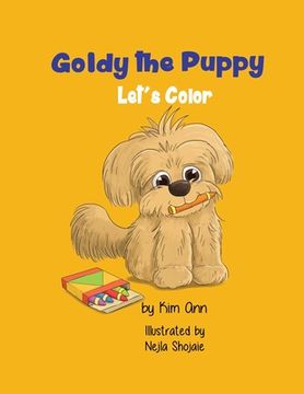portada Goldy the Puppy Let's Color: Coloring Book (en Inglés)
