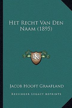 portada Het Recht Van Den Naam (1895)