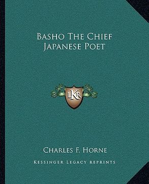 portada basho the chief japanese poet