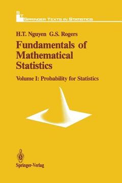 portada Fundamentals of Mathematical Statistics: Probability for Statistics (en Inglés)