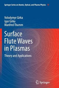 portada Surface Flute Waves in Plasmas: Theory and Applications (en Inglés)