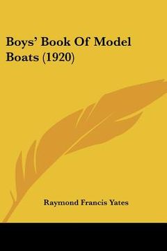 portada boys' book of model boats (1920) (en Inglés)