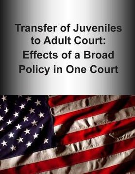 portada Transfer of Juveniles to Adult Court: Effects of a Broad Policy in One Court (Color) (en Inglés)