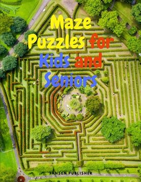 portada Maze Puzzles for Kids and Seniors (en Inglés)