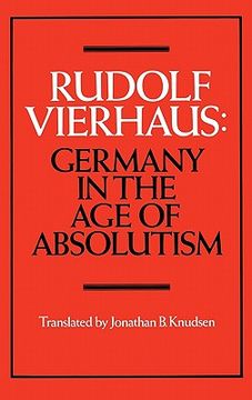 portada Germany in the age of Absolutism (en Inglés)