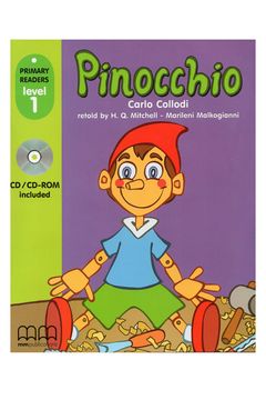 portada Pinocchio - /Primary Readers level 1 Student's Book + CD-ROM (en Inglés)