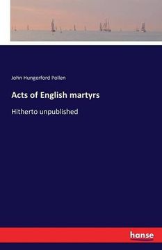 portada Acts of English martyrs