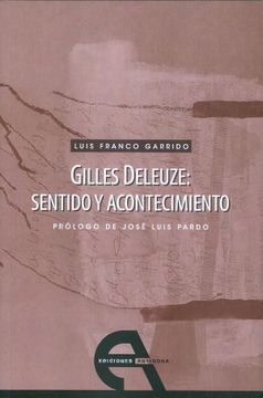 portada Gilles Deleuze: Sentido y Acontecimiento