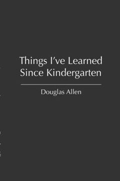 portada Things I've Learned Since Kindergarten (in English)