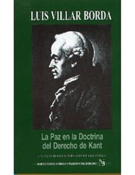 portada La paz en la Doctrina del Derecho de Kant